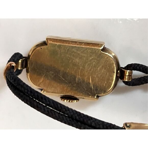 Antique Art Deco Ladies Elgin Wind Up Watch Time Piece 10k Gold Filled. main image 6
